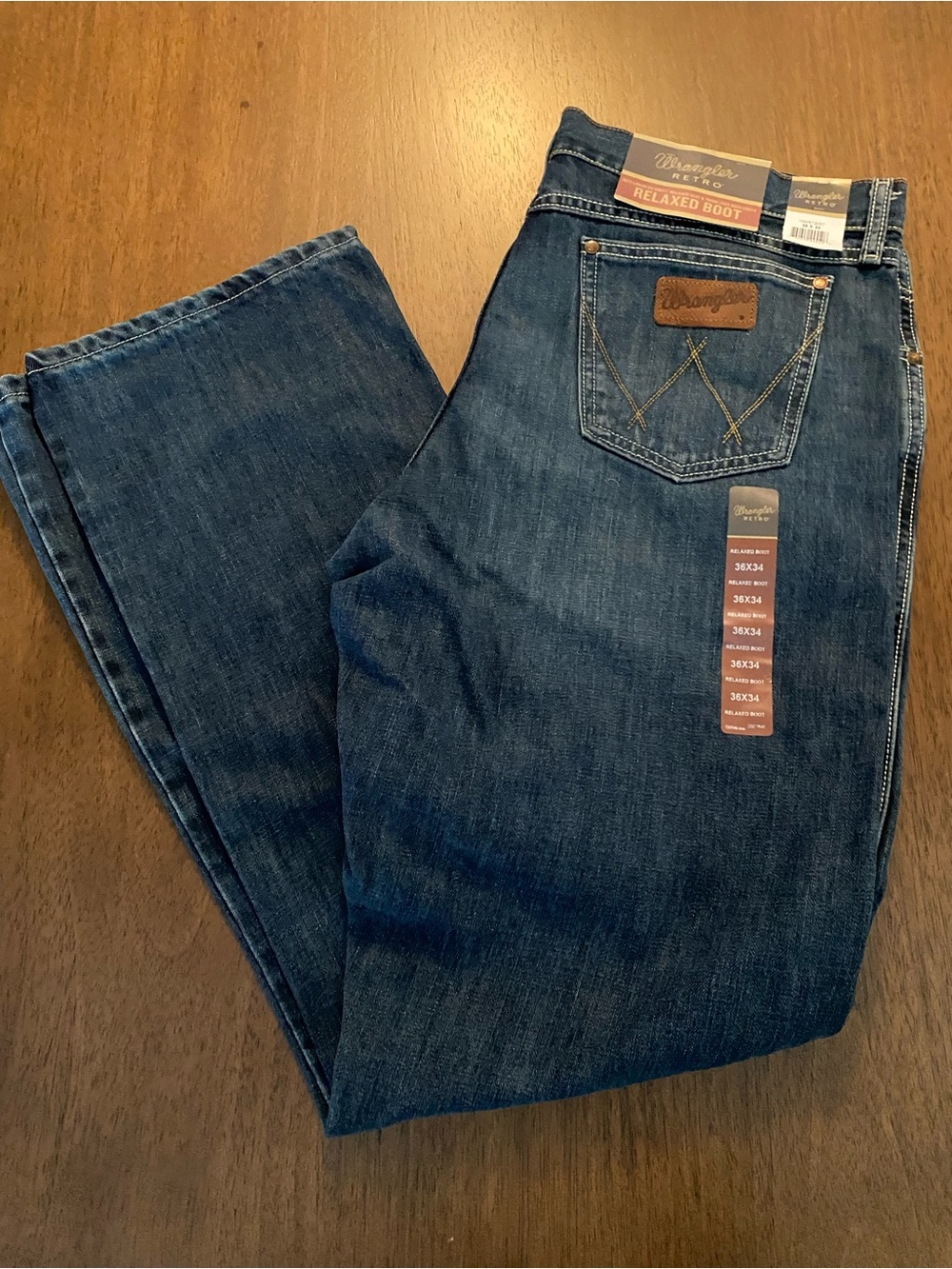 Wrangler Retro Relaxed Boot Jeans Men's 36x34